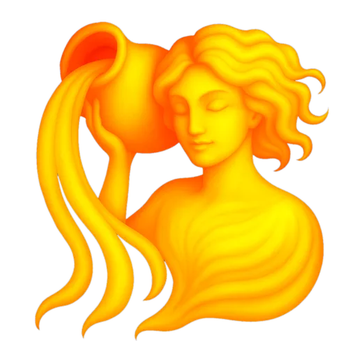 Aquarius zodiac icon